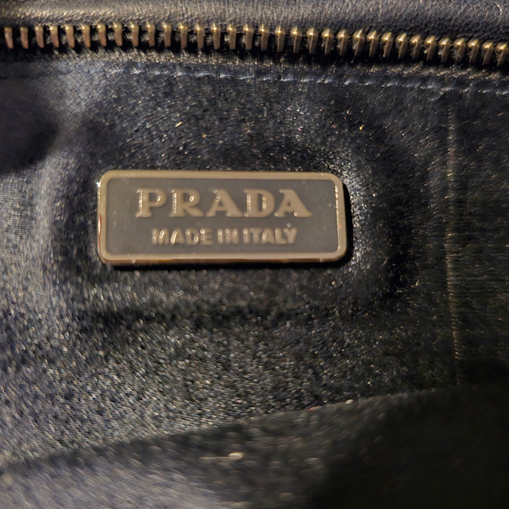 Prada Red and White Leather Clutch - Picture 3 of 6